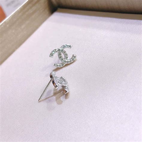 boucle d oreille chanel argent imitation